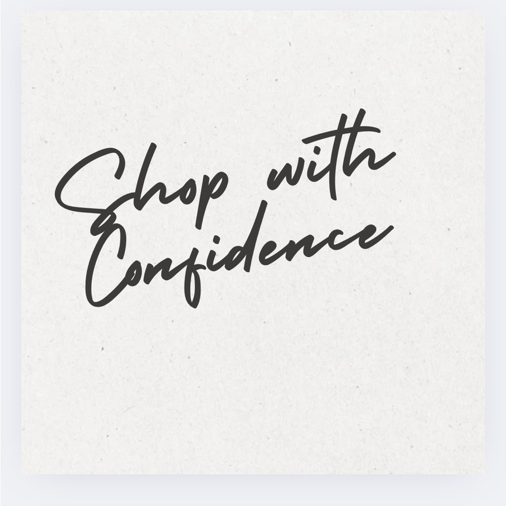 Interested in any of my closet or boutique items? Shop with confidence!